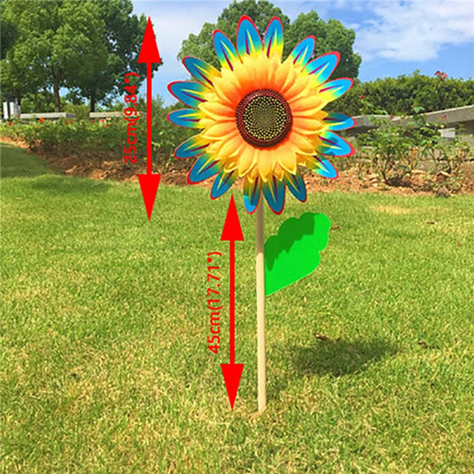 Colorful Sunflower Windmill Wind Turbine