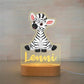 Personalized Children Animal Night Light Custom Name Acrylic Lamp: