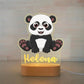 Personalized Children Animal Night Light Custom Name Acrylic Lamp: