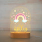 Personalized Children Animal Night Light Custom Name Acrylic Lamp: