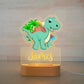 Personalized Children Animal Night Light Custom Name Acrylic Lamp: