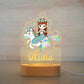 Personalized Children Animal Night Light Custom Name Acrylic Lamp: