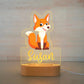 Personalized Children Animal Night Light Custom Name Acrylic Lamp: