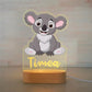 Personalized Children Animal Night Light Custom Name Acrylic Lamp: