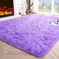 Fluffy Rugs for Bedroom – Fuzzy Area Rugs for Living Room – Soft Kids Carpet – Non-Slip Rugs for Hardwood Floors – Room Decor