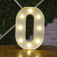 Alphabet Letter LED Lights – Warm Luminous Number Lamp