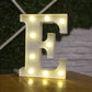 Alphabet Letter LED Lights – Warm Luminous Number Lamp
