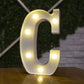 Alphabet Letter LED Lights – Warm Luminous Number Lamp