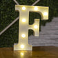Alphabet Letter LED Lights – Warm Luminous Number Lamp