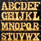 Alphabet Letter LED Lights – Warm Luminous Number Lamp