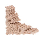 4pcs/set Wood Carved Corner Onlay Applique Unpainted Frame Cupboard Cabinet Decal