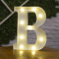 Alphabet Letter LED Lights – Warm Luminous Number Lamp