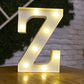Alphabet Letter LED Lights – Warm Luminous Number Lamp