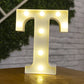 Alphabet Letter LED Lights – Warm Luminous Number Lamp