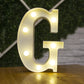 Alphabet Letter LED Lights – Warm Luminous Number Lamp