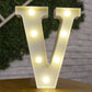 Alphabet Letter LED Lights – Warm Luminous Number Lamp