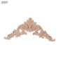 4pcs/set Wood Carved Corner Onlay Applique Unpainted Frame Cupboard Cabinet Decal