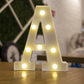 Alphabet Letter LED Lights – Warm Luminous Number Lamp