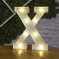 Alphabet Letter LED Lights – Warm Luminous Number Lamp