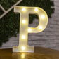 Alphabet Letter LED Lights – Warm Luminous Number Lamp