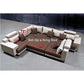 L-Shape / U-Shape Reversible Modern Microfiber Fabric Sectional Couch Sofa Set: