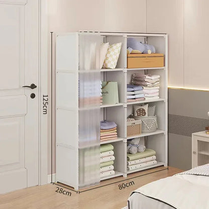 Dustproof Wardrobe Multi-layer Storage Rack.