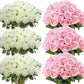50 Pcs Artificial Rose Flower Silk Roses Bouquet: