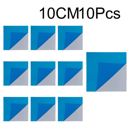 10Pcs 10CM Square Mirror Glass Tile Wall Stickers – Self-Adhesive Acrylic 3D Wall Decor