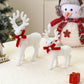 10/13/15CM Christmas Artificial Plush Reindeer Xmas Elk for Christmas Tree Ornaments Decor 2025 Navidad Home Decor New Year Gift