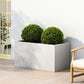 Outdoor Large Square MGO Planter: