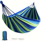 Single Wide Thick Canvas Hammock Outdoor Camping Backpackaging Leisure Swing Portable Hanging Bed Sleeping Swing Hammock