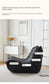 Cat Scratch Leather Nordic Togo Lazy Caterpillar Sofa – Single Person Suede Chair