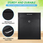 Locking Mailbox with Key – Outdoor Large Wall Mount Mail Box with Lock – Security Mail Drop Metal Collection