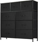 Dresser for Bedroom with 9 Drawers – Fabric Closet Organizer with Metal Frame and Wood Tabletop