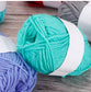 25(50)pcs/bag 4 Ply Milk Cotton Yarn For Hand Knitting Crocheting Scarves,Sweaters,Shawls,Blankets,Pet Toys,Various Handmade DIY