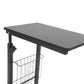 Adjustable Computer Desk Table – Mobile Bedside & Side Table with Wheels
