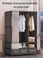 Simple Wardrobe Storage Closet Cabinet – Durable & Economical