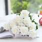 50 Pcs Artificial Rose Flower Silk Roses Bouquet: