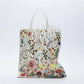 Embroidered Lace Flower Shoulder Bag Women Handmade Mesh Shopping Bag Retro Art Tote Bag Beach Hand Bag Bolsa Playa