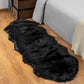 Soft Sheepskin Bedroom Carpet – Imitation Wool Pad with Long Hair:
