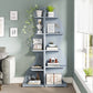 Tribesigns Corner Shelf, Modern 5-Tier Wall Corner Bookshelf, Stylish  Storage Rack Plant Stand