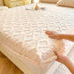 1pc Winter Warm Coral Fleece Fitted Bed Sheet