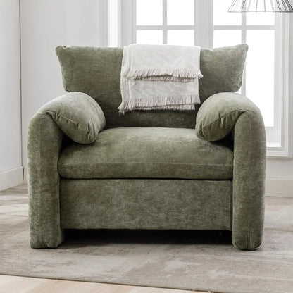 Chenille Oversized Armchair (34" Wide)