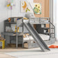 Harper & Bright Designs Full Over Full Bunk Bed with Trundle:
