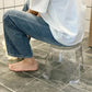 Acrylic Bathroom Shower Non-slip Stool – Transparent Small Low Stool: