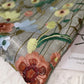 Embroidered Lace Flower Shoulder Bag Women Handmade Mesh Shopping Bag Retro Art Tote Bag Beach Hand Bag Bolsa Playa