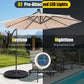 10ft LED Cantilever Patio Umbrella