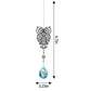 Crystal SunCatcher Prisms Hanging Rainbow Chaser Window Wind Chime Tree of Life Car Art Hanging Pendant Home Garden Decoration