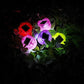 Solar LED Light Outdoor Tulip Rose Flower Lamp Landscape Garden Decor