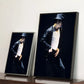 Michael Jackson Anime Posters Sticky HD Quality Wall Art Retro Posters for Home Kawaii Room Decor